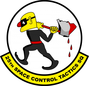 Coat of arms (crest) of the 25th Space Control Tactics Squadron, US Air Force