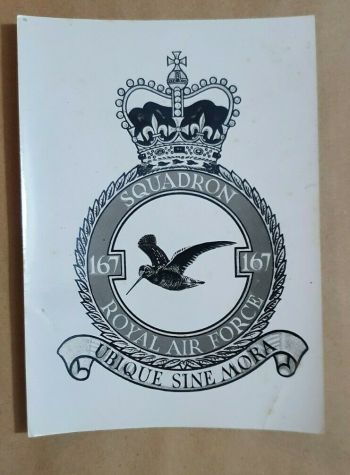 Coat of arms (crest) of the No 167 (Gold Coast) Squadron, Royal Air Force