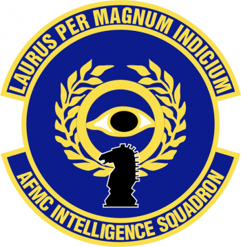 Coat of arms (crest) of the Air Force Materiel Command Intelligence Squadron, US Air Force