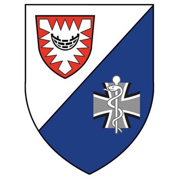 Coat of arms (crest) of the Medical Support Center Kiel, Germany