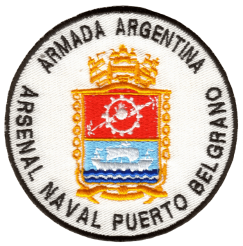 Coat of arms (crest) of the Puerto Belgrano Naval Arsenal, Argentine Navy