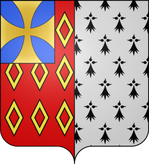 Arms (crest) of Ferdinand-Maximilien-Mériadec de Rohan-Guémené