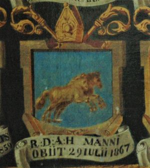 Arms (crest) of Adrianus Manni