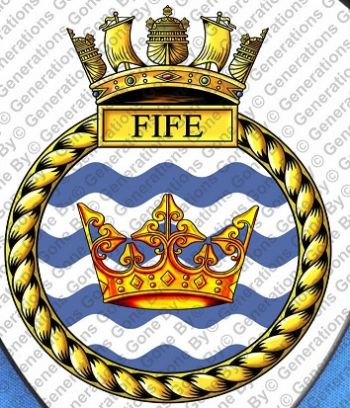 Arms of HMS Fife, Royal Navy