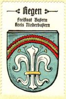 Wappen von Regen / Arms of Regen