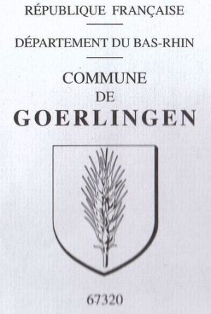 Blason de Gœrlingen/Coat of arms (crest) of {{PAGENAME
