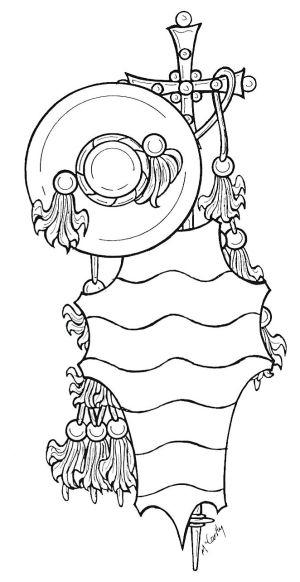 Arms of Pomponio Cecci