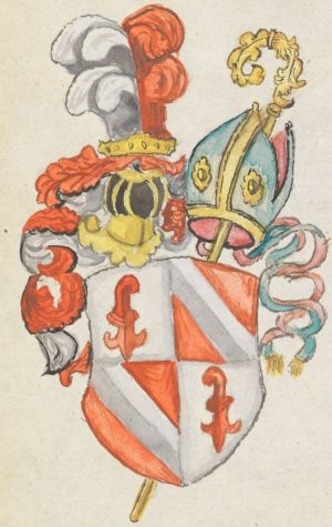 Arms (crest) of Burchard d’Hasenberg