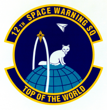 Coat of arms (crest) of 12th Space Warning Squadron, US Air Force