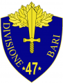 47th Infantry Division Bari, Italian Army.png