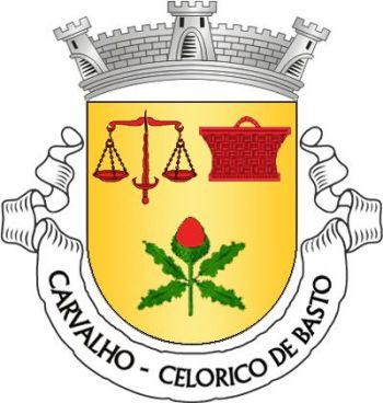 Brasão de Carvalho (Celorico de Basto)/Arms (crest) of Carvalho (Celorico de Basto)