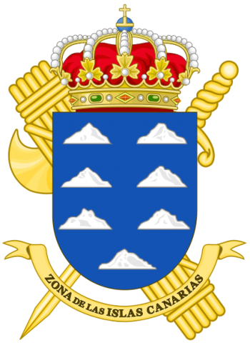 Arms of XVI Zone - Canary Islands, Guardia Civil