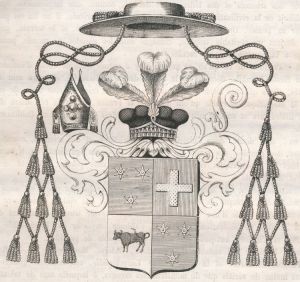 Arms (crest) of Guillaume-Balthasar Cousin de Grainville
