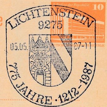 Wappen von Lichtenstein (Sachsen)