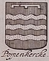 Wapen van Ser Poppekerke/Arms (crest) of Ser Poppekerke