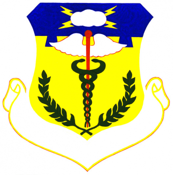 Coat of arms (crest) of the USAF Regional Hospital March, US Air Force
