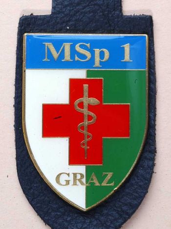 Coat of arms (crest) of the Graz Military Hospital, Austrian Army