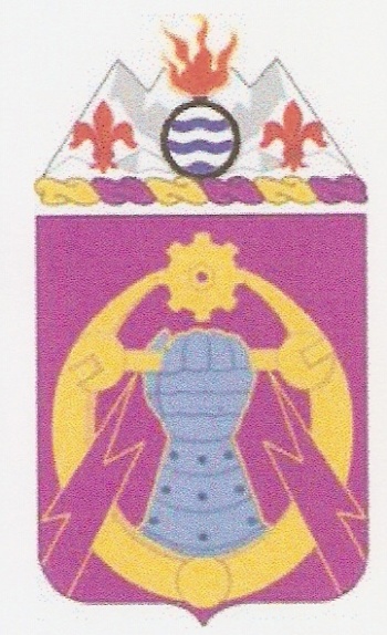 Arms of 242nd Ordnance Battalion, US Army