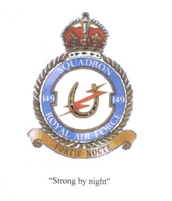 Coat of arms (crest) of the No 149 Squadron, Royal Air Force