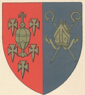 Arms (crest) of Diocese of Ossory, Ferns and Leighlin