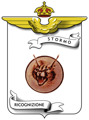 Coat of arms (crest) of the 19th Reconnaissance Wing, Regia Aeroanutica