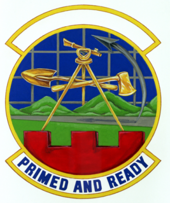 Coat of arms (crest) of the 909th Civil Engineer Squadron, US Air Force