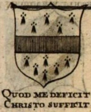 Arms (crest) of Thomas Button