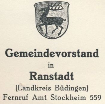 Wappen von Ranstadt