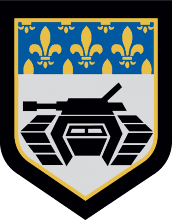 Coat of arms (crest) of the Armoured Group of the Mobile Gendarmerie, France