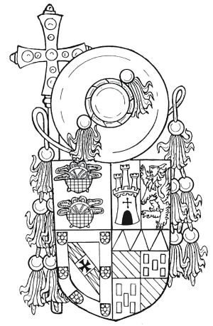 Arms of Pedro Pacheco Ladrón de Guevara