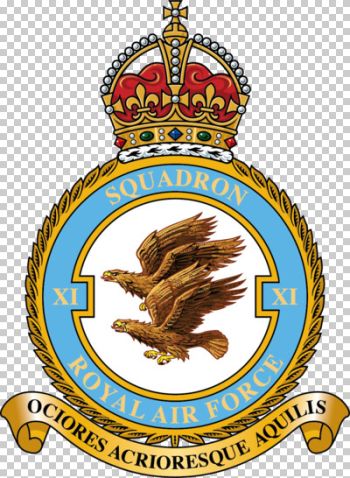 Coat of arms (crest) of No 11 Squadron, Royal Air Force