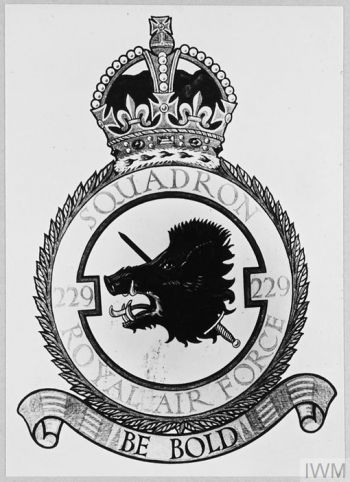 Coat of arms (crest) of the No 229 Squadron, Royal Air Force