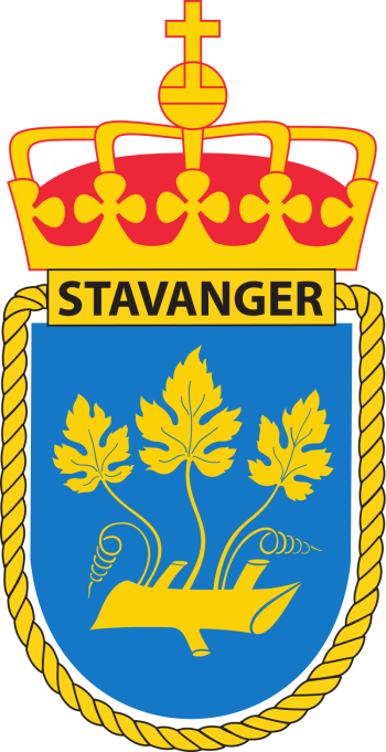 Coat of arms (crest) of the Frigate KNM Stavanger (F303), Norwegian Navy