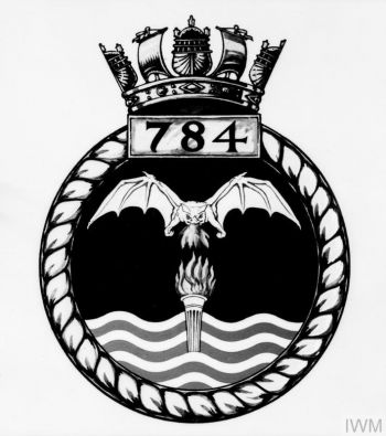 Coat of arms (crest) of the No 784 Squadron, FAA