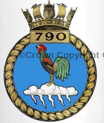 Coat of arms (crest) of the No 790 Squadron, FAA