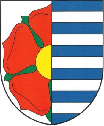 Wapen van Drslavice (Prachatice)/Arms (crest) of Drslavice (Prachatice)