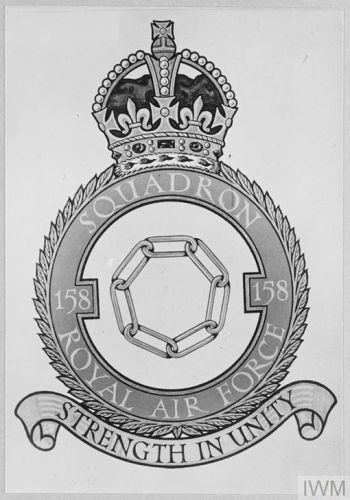 Coat of arms (crest) of the No 158 Squadron, Royal Air Force