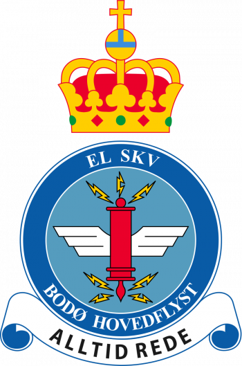 Coat of arms (crest) of the Electonics Squadron Bodø Air Station, Norwegian Air Force