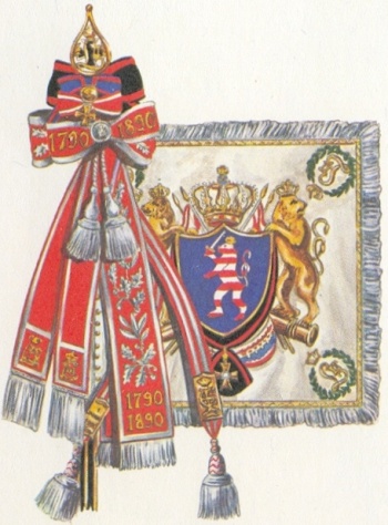 Coat of arms (crest) of Guards Dragoon Regiment (1st Grand Ducal Hessian) No 23