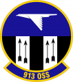 913th Operations Support Squadron, US Air Force.png
