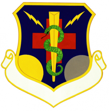 Coat of arms (crest) of the 857th Strategic Hospital, US Air Force