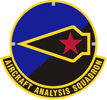 Coat of arms (crest) of the Aircraft Analysis Squadron, US Air Force
