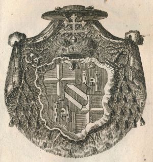 Arms (crest) of Franz Christoph von Hutten zum Stolzenfels