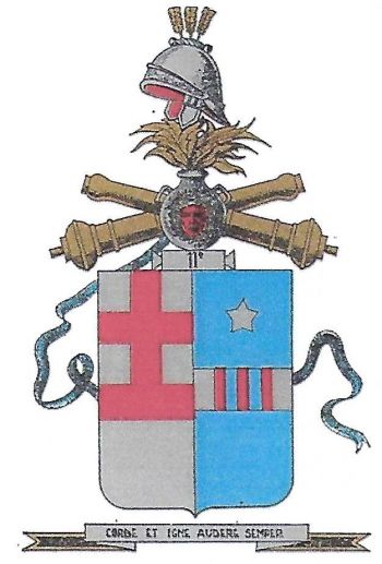 Coat of arms (crest) of the 11th Field Artillery Regiment Legnano, Italian Army