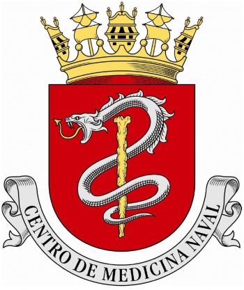 Coat of arms (crest) of the Naval Medical Center, Portuguese Navy