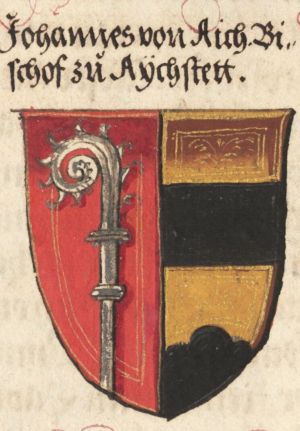 Arms (crest) of Johann von Eych