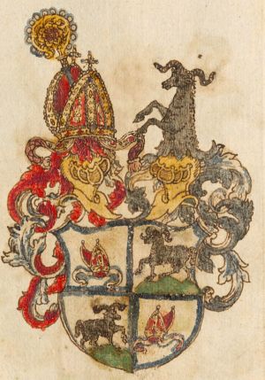 Arms (crest) of Wolfgang von Hausen
