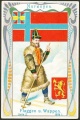 Arms, Flags and Types of Nations trade card Natrogat Norwegen