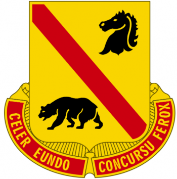 Coat of arms (crest) of 302nd Cavalry Regiment, US Army