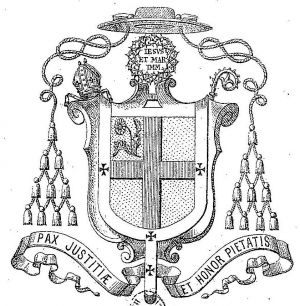 Arms (crest) of Adolphe-Louis-Albert Perraud